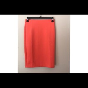Catherine Malandrino Orange pencil skirt size 4